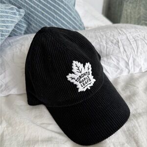 Black Toronto Maple Leafs Cap